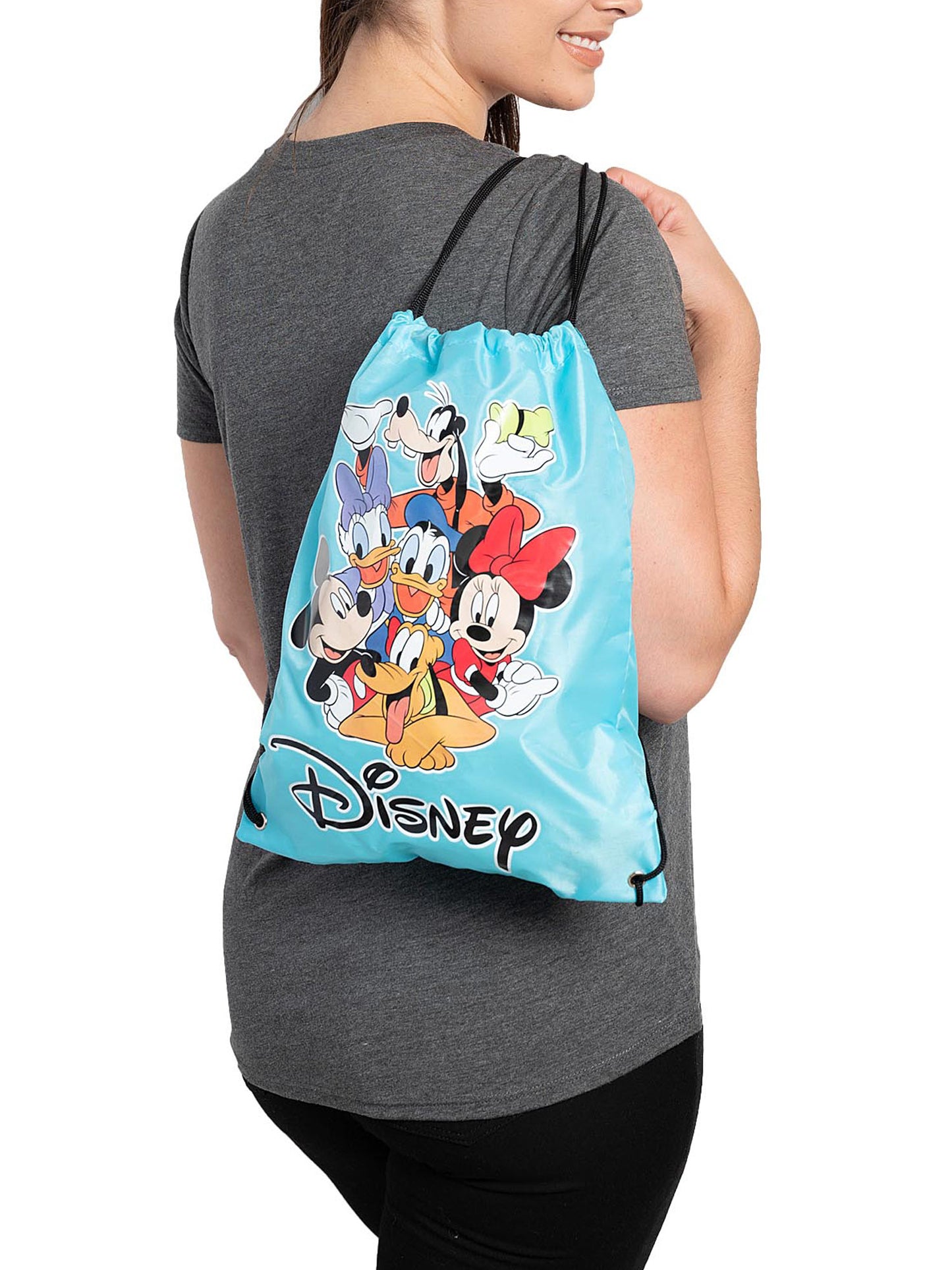 Disney Mickey & Red Dress Minnie Mouse Plush Dolls 11" w/ Sling Bag 3-Piece Set