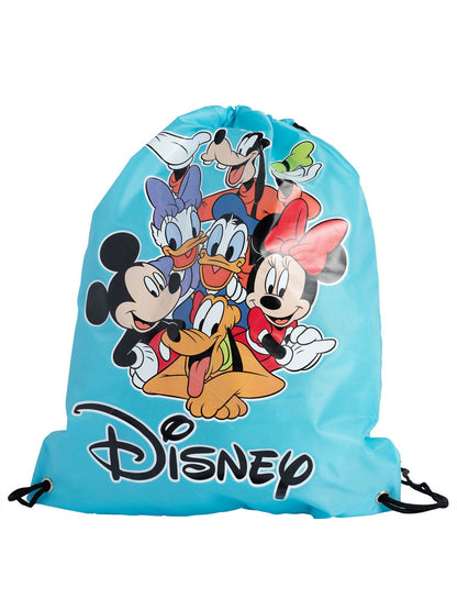 Minnie Mouse Plush Doll Toy Red w/ 15" Drawstring Sling Bag Disney Girls Kids
