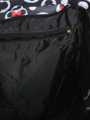 Mickey Mouse Tote Bag Minnie Icon Zippered Black Disney Travel Handbag
