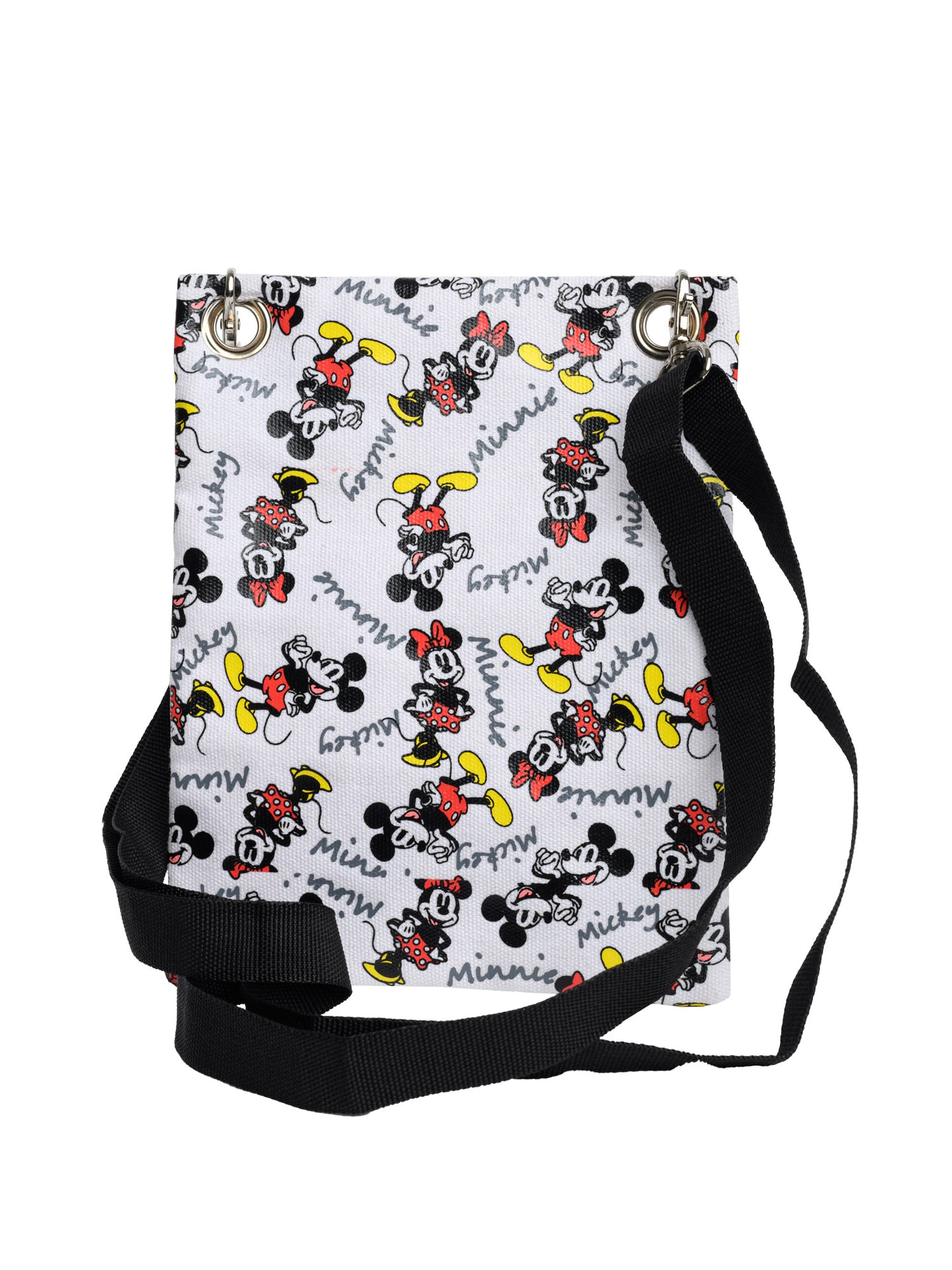 Mickey & Minnie Mouse Passport Bag Disney Women's Crossbody Purse Travel White