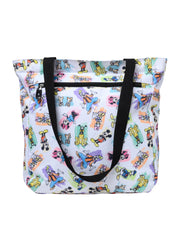 Disney Mickey & Friends Zippered Tote Bag Minnie Goofy Donald Pluto Women's